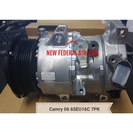 ((ORIGINAL) DENSO TOYOTA CAMRY 2006 ACV40 2.4CC, ESTIMA ACR50, VELLFIRE 6SEU16C 7PK COMPRESSOR (7290
