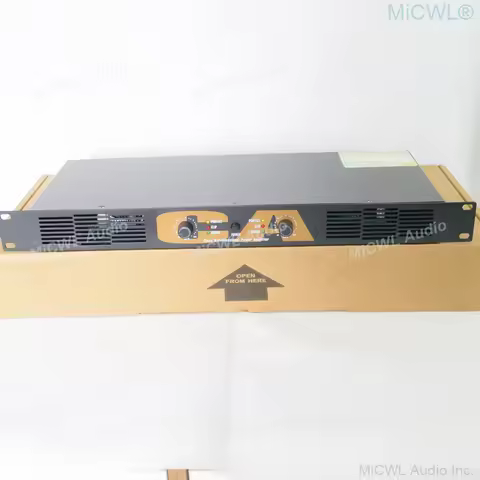 Advanced 2400W Peak Digital Power Amplifier 2 Channel AMP Stage Musical Performance DJ Karaoke PreAm