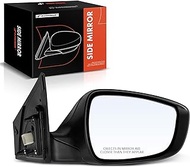 A-Premium Passenger Side Power Door Mirror - Compatible with Hyundai Elantra 2016 - Non-Heated Manual Folding Black Outside Rear View Mirror w/Turn Signal and Blind Spot Detection