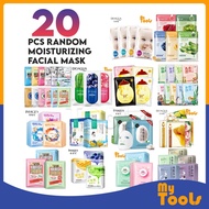 20pcs Random BIOAQUA I KUGE I IMAGES ROREC Beauty Moisturizing Facial Mask