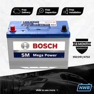 BOSCH Battery N70Z | NX120-7 | 95D31R - 70AH - Bateri Kereta - Car Battery - CHEVROLET Captiva,Color