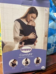 chicco Boppy環抱式透氣嬰兒揹巾 牛仔藍