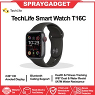 [NEW] Techlife Smart Watch T16C l 2.09" Display l Bluetooth Calling Support