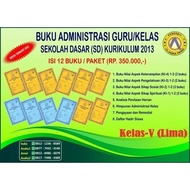 DISKON Buku K13 Administrasi Guru Sekolah Dasar SD Kelas 5 ISI 12