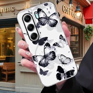 2 in 1 Case for Tecno Camon 40 Pro 5G Camon 40 Pro 4G Camon40 Fashion Butterfly Phone Case new aesth