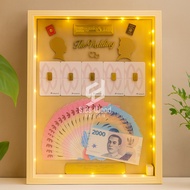 SidsWood [3DA3] Bingkai 3D Kayu & Akrilik Ukuran A3 (30x40 cm) – Frame Kotak Mahar Jati Belanda Unik