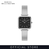Daniel Wellington Quadro Studio 22x22mm Silver Black - Watch for women - Womens watch - Fashion watch - DW Official - Authentic