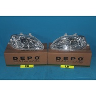 DEPO TAIWAN Honda CIVIC EK99 S21 1999 Year Front / Depan Headlamp / Head Light / Lampu Besar 100 % N