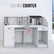 Receptionist Table / Cashier Counter Table / Reception Counter Table / Office Table / Meja Kaunter /