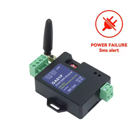 GA01P SMS 2G GSM Power Off Failure Alarm Unit Module With Single Input