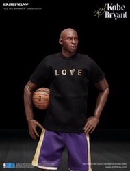 (LETSHEGO) ENTERBAY Kobe 3.0 升級版 1/6 黑曼巴 Tshirt 12吋玩偶 裝備配件  