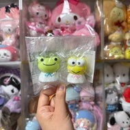 日版 Sanrio Characters Kero Kero Keroppi x Pickles the frog 晴天娃娃造型 小夜燈 擺設公仔 扭蛋 - Keroppi 晴天娃娃 + Pickle