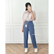 ASOKA Office Pants 776 - Loose Anti-Wrinkle Pants - Women's Pencil Pants - Petite Pants