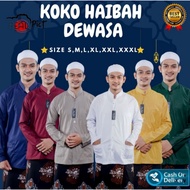 PUTIH Koko Shirt Plain White Long Sleeve Koko Shirt Koko Ammu