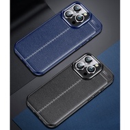 iPhone 16 Pro Max / 16 Plus / 16 Pro / 16 / 15 Pro Max / 14 Pro Max Rugged Leather Armour Phone Case