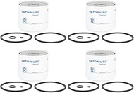 GETOPAUTO 26561117 Fuel Filter (Pack of 4), Replaces Perkins 26561117, 26560017, Donaldson P556245,