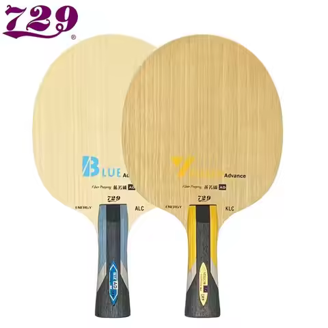 729 Friendship Yellow KLC AD Table Tennis Blade 5 Wood 2 Arylate Carbon Professional Ping Pong Blade