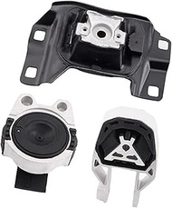 QIJEX Engine Motor and Transmission Mount Kit Compatible with 2012-2018, for Focus, L4 2.0L Replace 