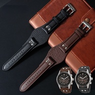 Genuine Leather Watch Strap for Fossil CH2564 CH2565 CH2891CH3051 Wristband 22mm Black Brown Tray Wa