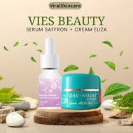Eliza Beauty Cream Eby + Serum Saffron Vies Pemutih Wajah Night And Day All In One Eby Original Bpom