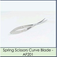 AF spring scissors curve blade
