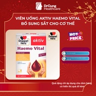 Haemo Vital - DrCung Healthcare Iron, Vitamin A, Zinc C, Anemia Supplement Pills (Box of 30 Pills)