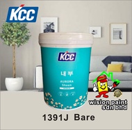 1391J BARE  1L / 5L /15L  KCC AURORA ( SHEEN ) - INTERIOR PAINT /   Cat Rumah Dalam