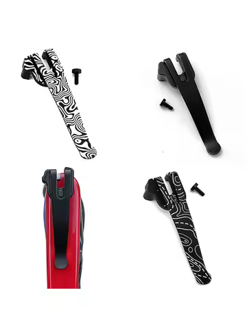 1 Set Stainless Steel Knife Deep Carry Pocket Clip Back Clamp for 91MM Victorinox Swiss Army Folding