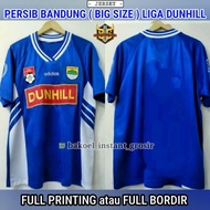 Jersey PERSIB Bandung BIG SIZE Retro 1994 / 1995 Liga DAN HIL Home Biru FULL PRINTING atau FULL BORD