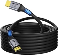 Long 8K HDMI Cable 20FT, HDMI 2.1 48Gbps Ultra High Speed Cord Adapter, OFC, 8K@60Hz, 4K@120Hz, eARC