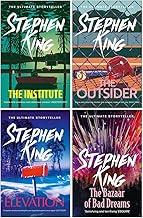 Stephen King 4 Books Collection Set (The Institute, The Outsider, Elevation, The Bazaar of Bad Dream