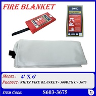 4' X 6' / 6' X 6' NIETZ FIRE BLANKET - 500DEG C - 3675 (S603-3675 S603-3676)
