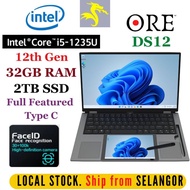 2026 ORE DS12 Intel i5 12th Gen Windows Laptop 32GB DDR4 RAM 2TB SSD Laptop Gaming Laptop Computer
