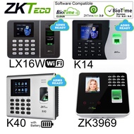 ZKTECO BIOMETRIC (ADMS READY)  ATTENDANCE DEVICE K40 / K14 / ZK3969 & LX16W (Fast Delivery)