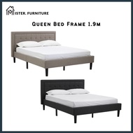HAIDEN 1.9M Solid Wood Queen Bed Frame Queen Bedframe Katil Queen Kayu Katil Kayu Queen Katil Divan Queen Divan 双人床架