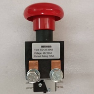 อะไหล่ Albright 36AB ED125 ED125รถยก ED125-36AB 48V 125A ปุ่มหยุดฉุกเฉินอุปกรณ์เสริมรถเข็นสำหรับตีกอ