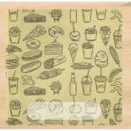Wax paper baking 15 x 15 cm SNACK