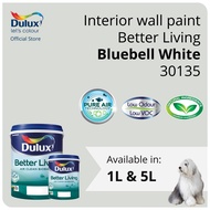 Dulux Interior Wall Paint - Bluebell White (30135) (Better Living) - 1L / 5L