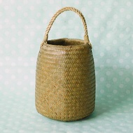 กระจูดสาน กระเป๋าหิ้ว กระเป๋าสาน ตะกร้าสานมีหูหิ้ว วัสดุธรรมชาติ งานแฮนด์เมด Handmade bag งานจริงตามรูป