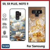 Glass Case for Samsung S9/S9 PLUS/Note 9 Fortune, luck, peace, high-end, luxurious, shatterproof