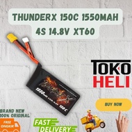 Best ThunderX 150C 1550mah 14.8V 4S Lipo original XT60