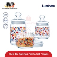 LUMINARC Club Jar Spring Fiesta JarLuminarc Set 3 pcs/