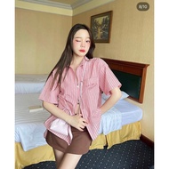 (Open Live Shop 2pm) Release Cintage CT1924 Short Sleeve Shirt Zipper Simmon808 new in pack Very Bea