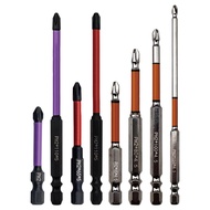 HRC61 Degree Magnetic Cross Screwdriver Bits PH2 Multipurpose Impact Drill Bits
