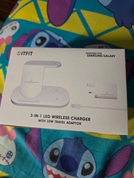 [全新未折！]，ITFIT 三合一 LED 無線充電板