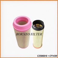 1109060385 CH Outer + Inner Set Air Filter C25860/6 + CF1430 P784198 C25860/5 C25860/2 C24860/3 AF25