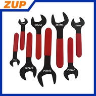 ZUP 7mm-31mm Metric Single Open End Wrench Offset Angle U-Shaped Spanner Flat Head ckening For Auto 