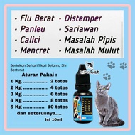 Obat cair D2 original d2 anti virus kucing obat d2 untuk kucing d2 vitamin obat kucing flu muntah mencret diare lemes tidak mau makan