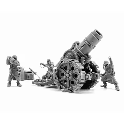Artillery of the Imperial Force Heavy Mortar Resin Model Miniature Tabletop Gaming Soldier Figures U