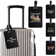 Durable Black PU luggage tag Travel luggage tag Travel Tag Suitcase tag Baggage tag Minimalist Teach